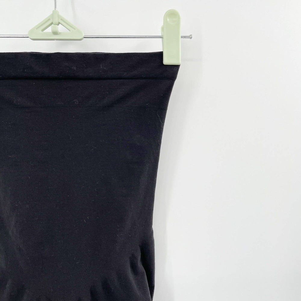SPANX Shapewear High-Waisted Mid-Thigh Shaping Short Black Size L‎ Stretch - Picture 2 of 8